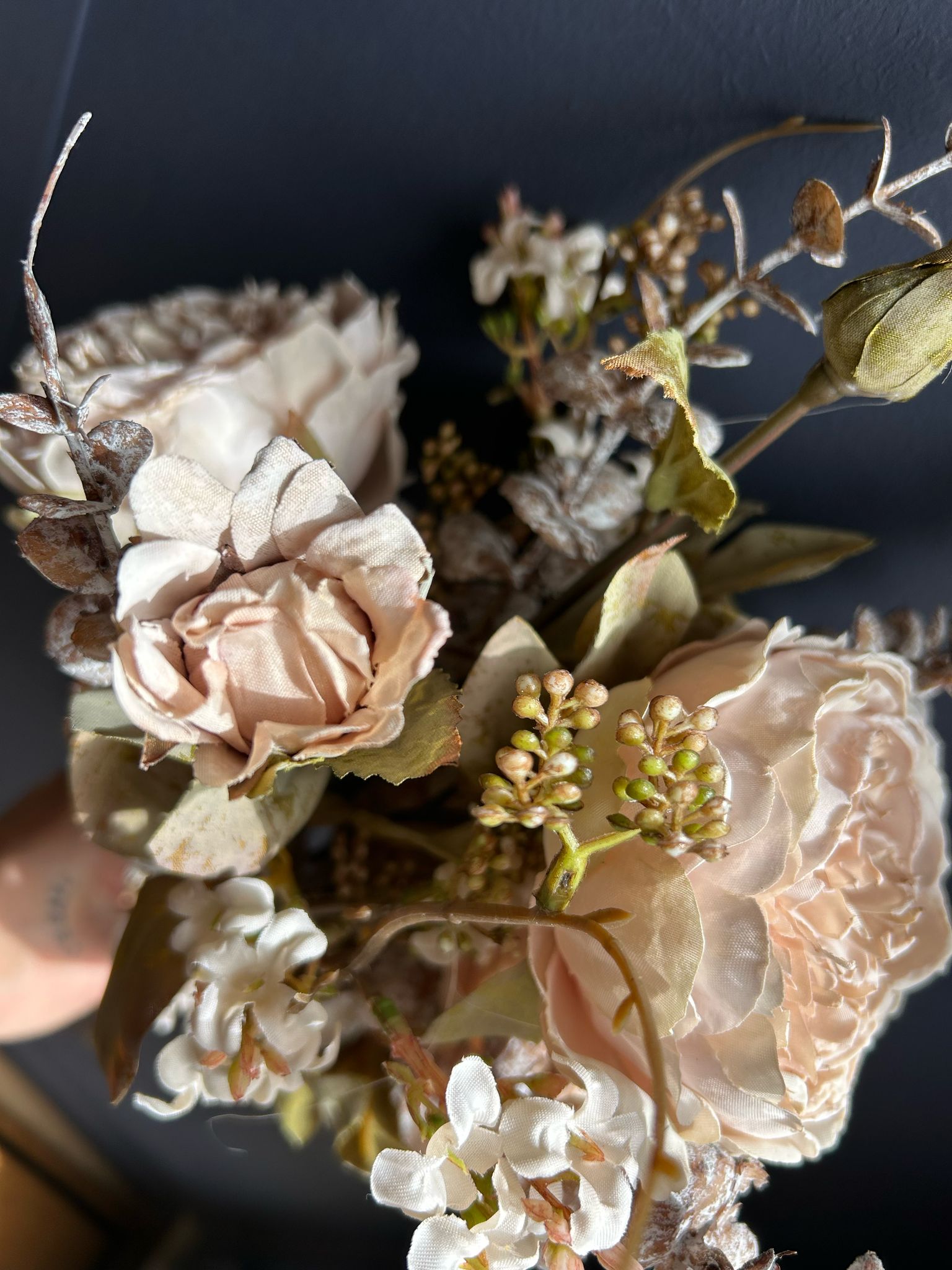 Bouquet di Peonie Artificiali in Stile Vintage 🌿🌸