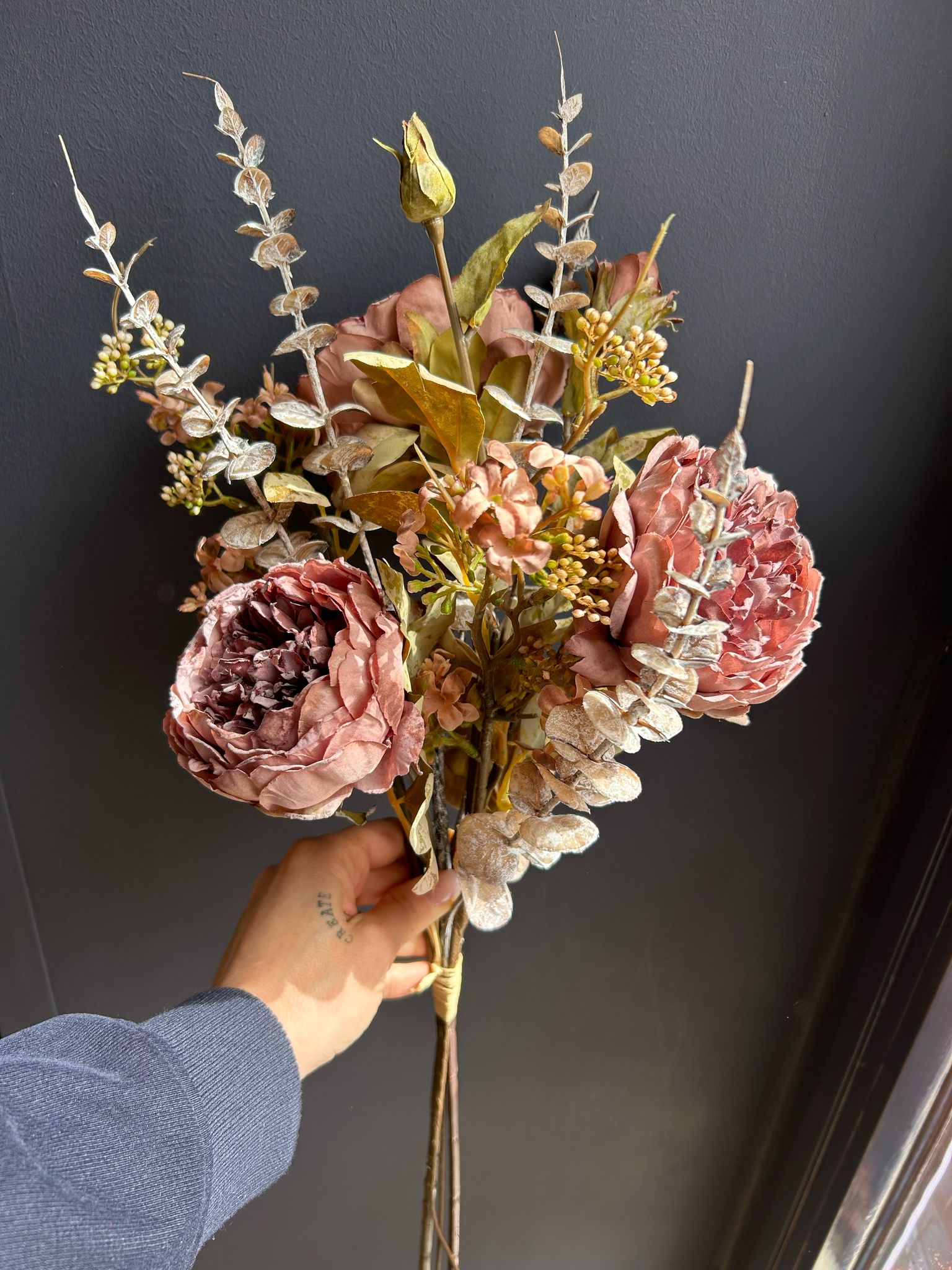 Bouquet di Peonie Artificiali Vintage ✨🌿