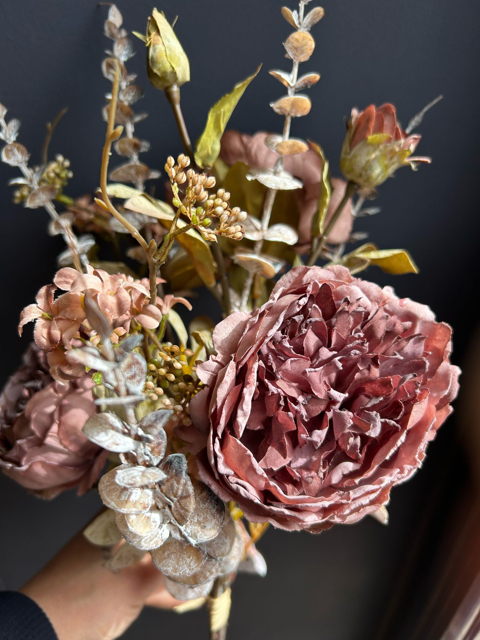 Bouquet di Peonie Artificiali Vintage ✨🌿