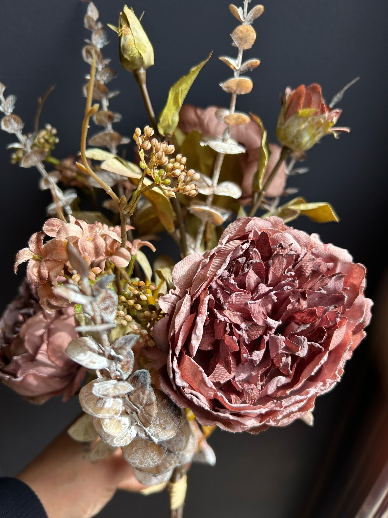 Bouquet di Peonie Artificiali Vintage ✨🌿