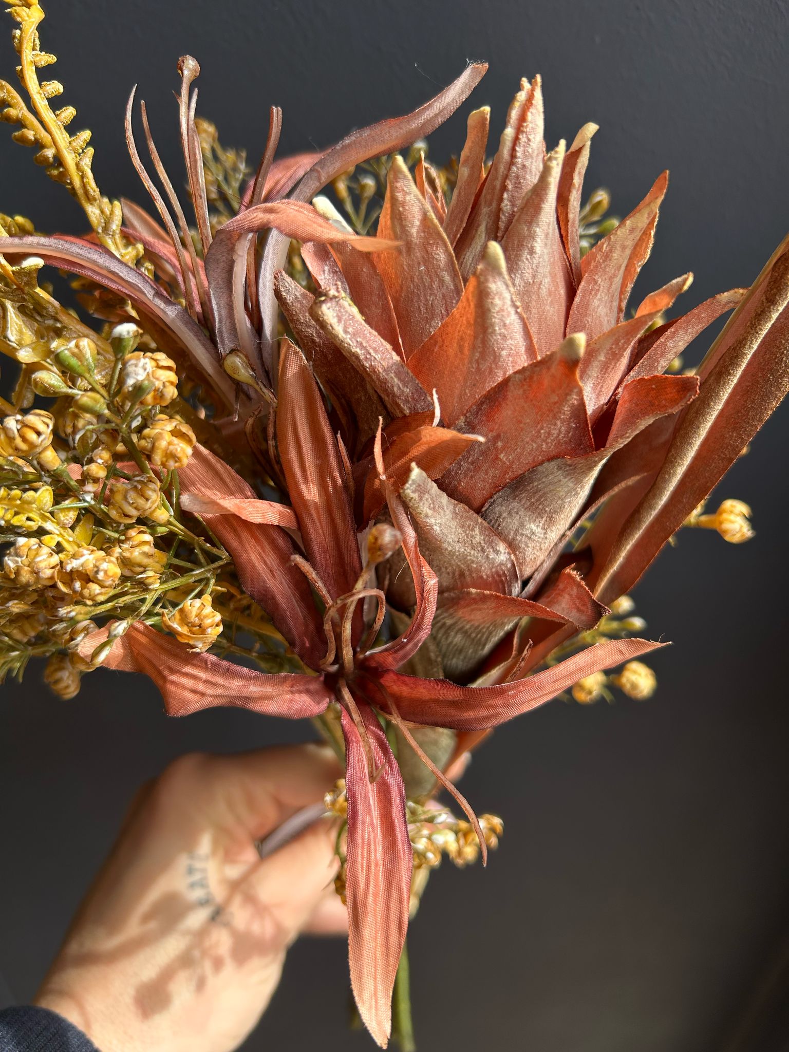 Bouquet Rustico Eleganza Naturale – Perfetto per Ogni Ambiente