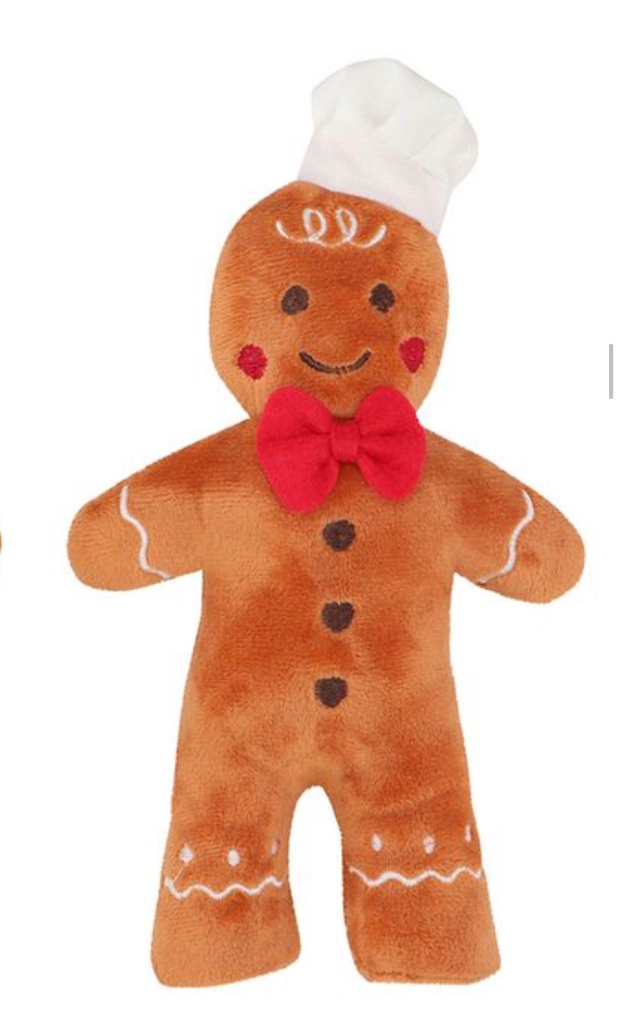 Omini di Pan di Zenzero Natalizi in Peluche 21 cm h