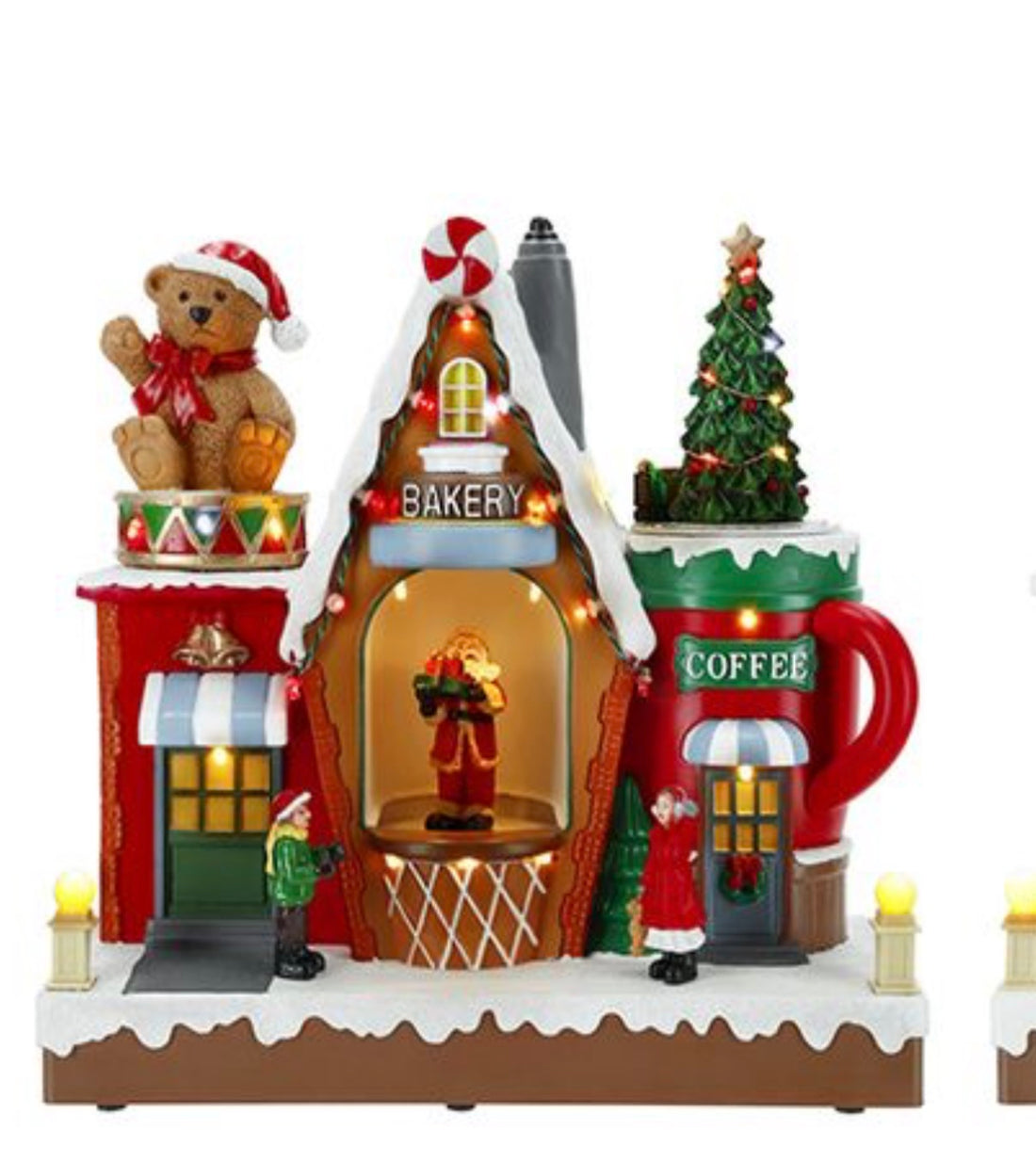 Villaggio Natalizio Luminoso Bakery & Coffee 29x29x13