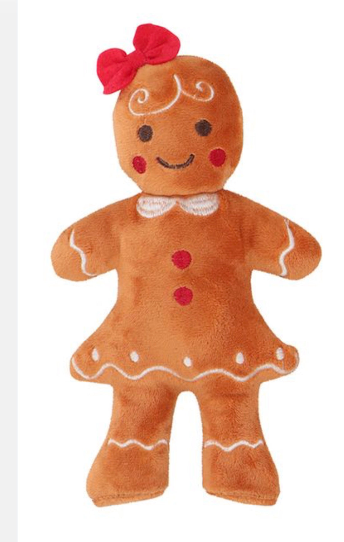 Omini di Pan di Zenzero Natalizi in Peluche 21 cm h
