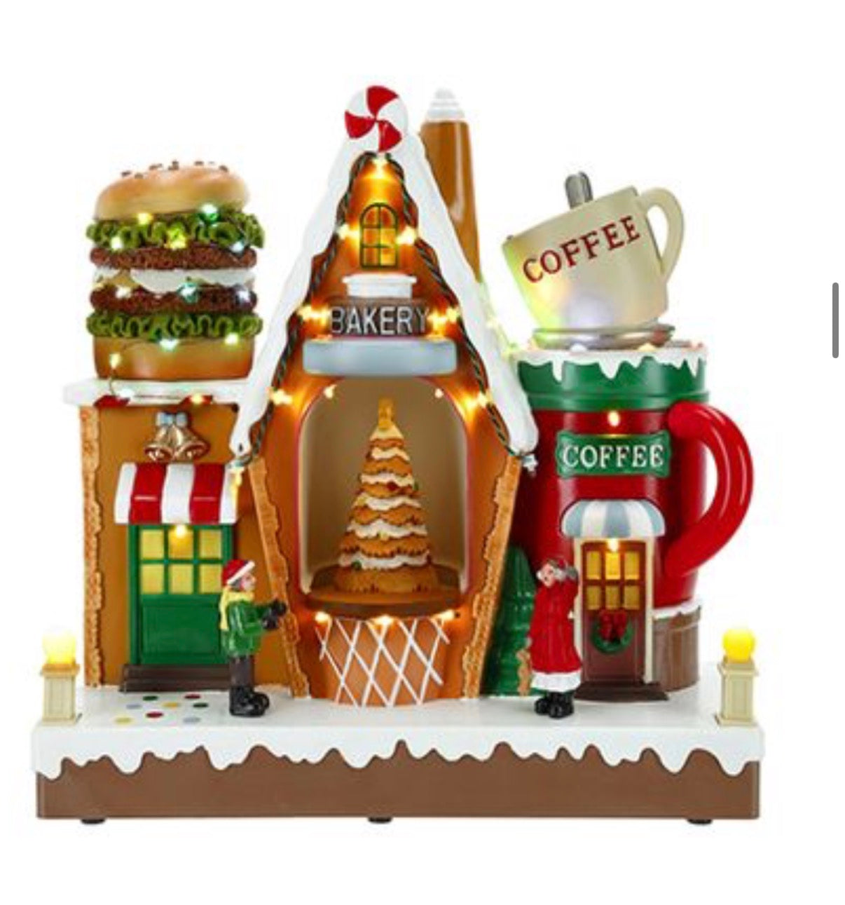 Villaggio Natalizio Luminoso Bakery & Coffee 29x29x13