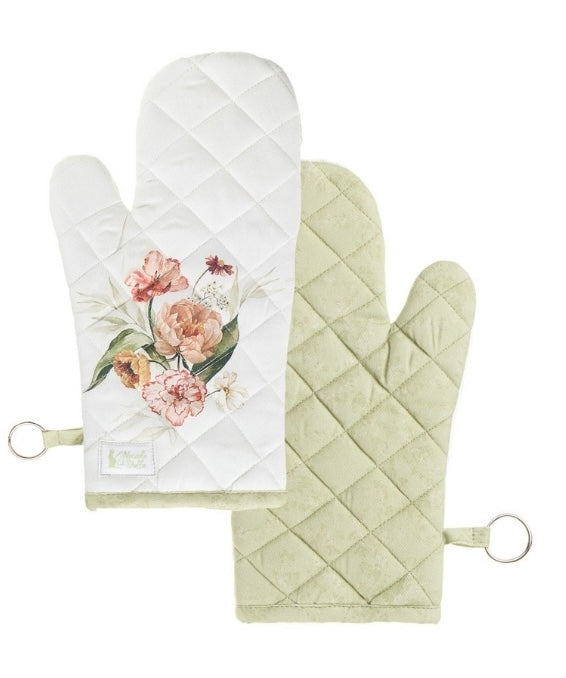 🧤 Floral Oven Gloves 🌸 – Style &amp; Protection in the Kitchen