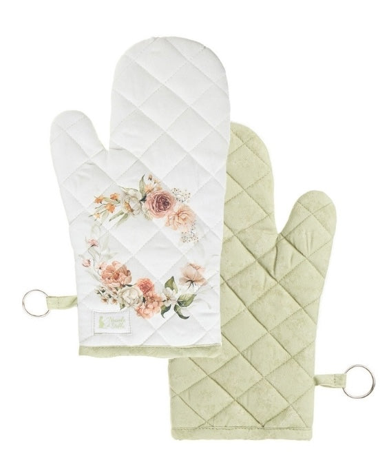 🧤 Floral Oven Gloves 🌸 – Style &amp; Protection in the Kitchen