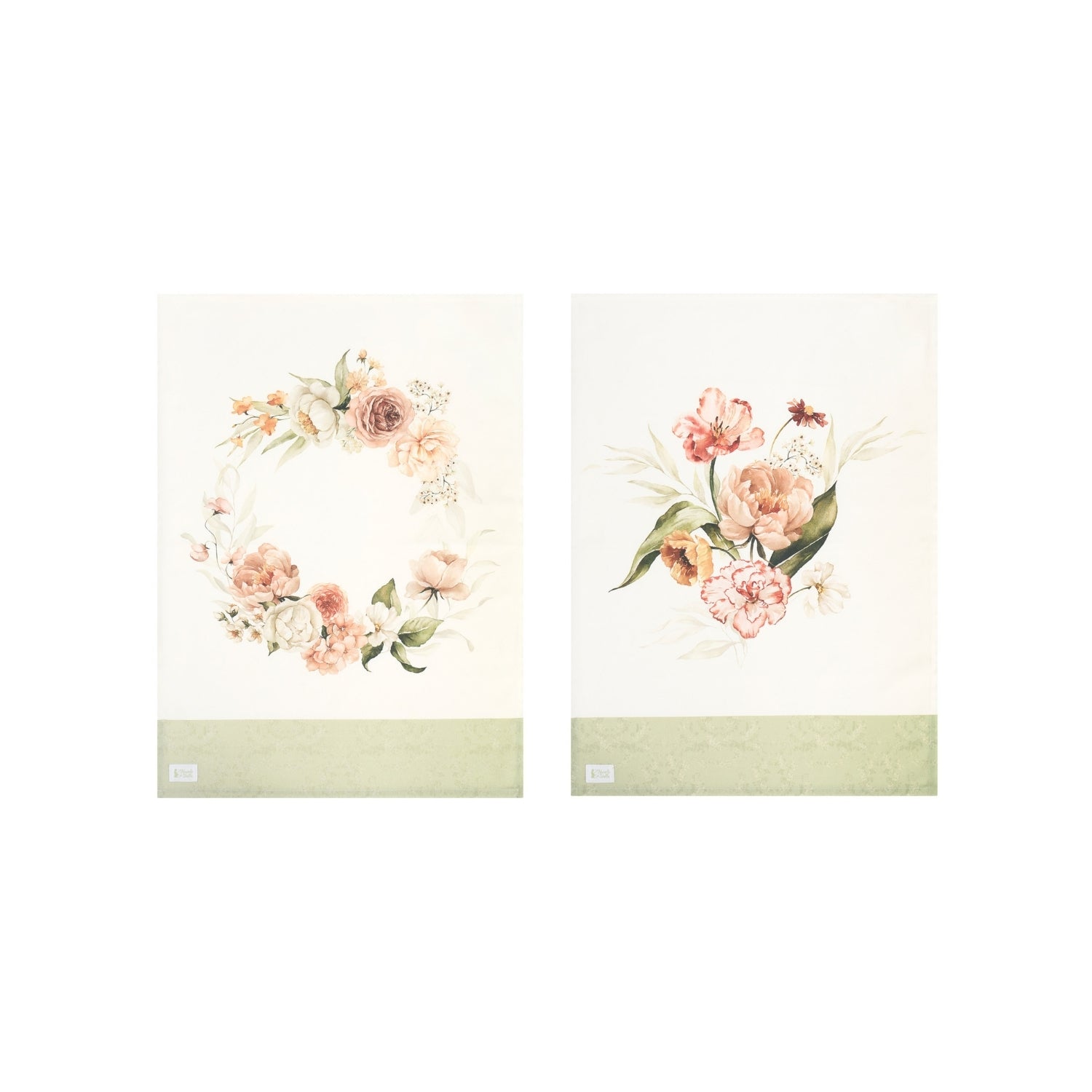 🌸 Cotton Placemats – Flower Garden