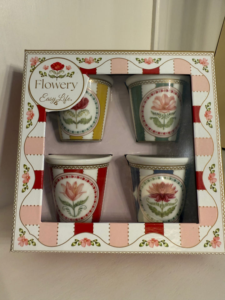 Set 4 bicchierini caffè/liquore
