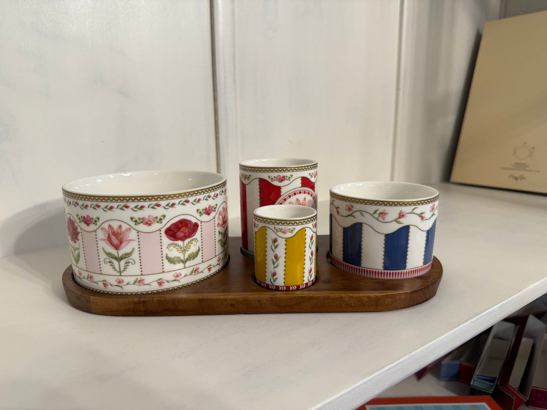 Set aperitivo in ceramica