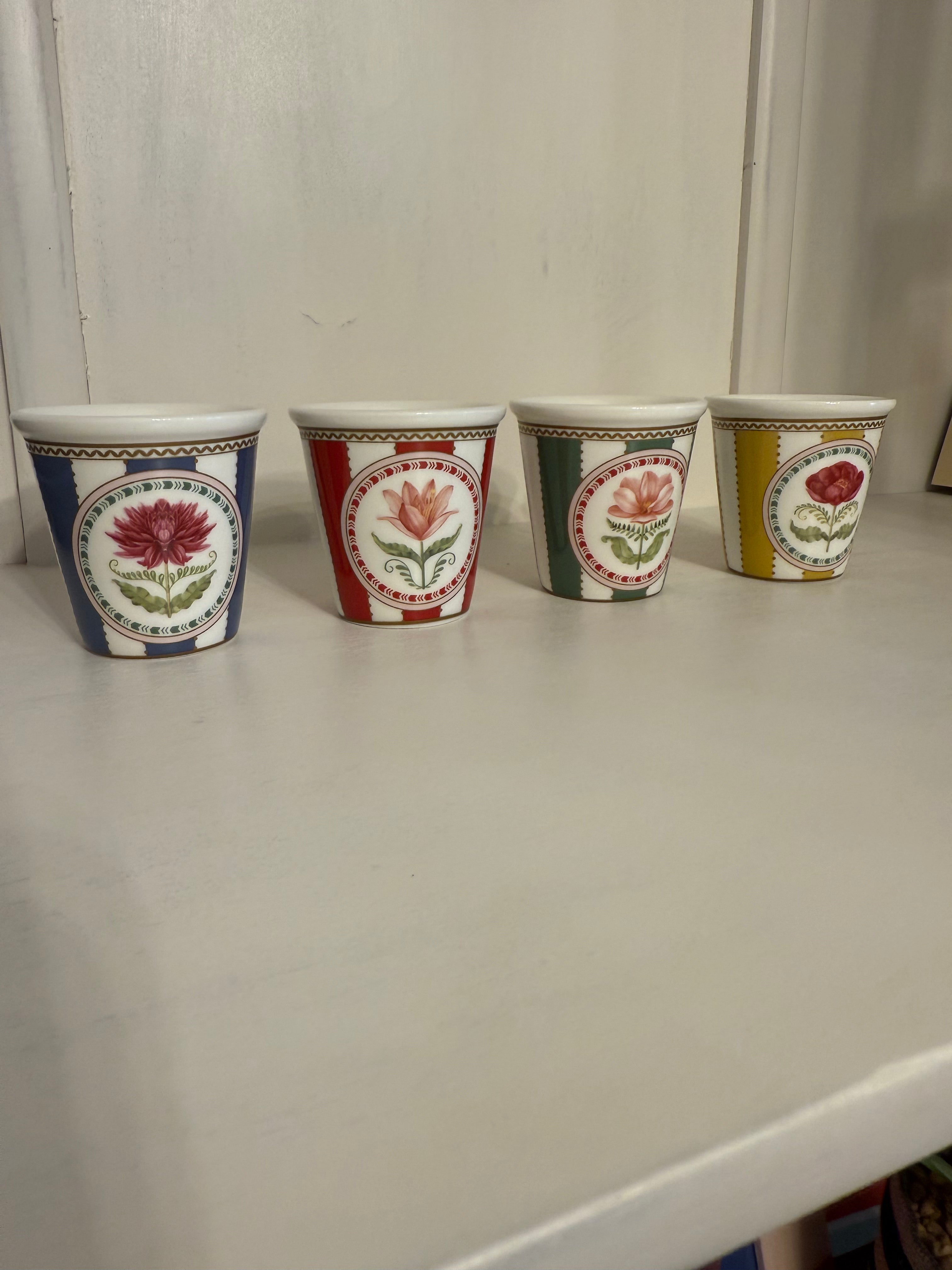 Set 4 bicchierini caffè/liquore