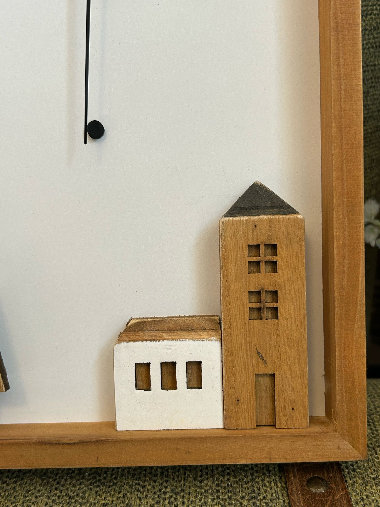 🕰 Orologio da Parete "Borgo Incantato" – Eleganza e Design Rustico 🌿