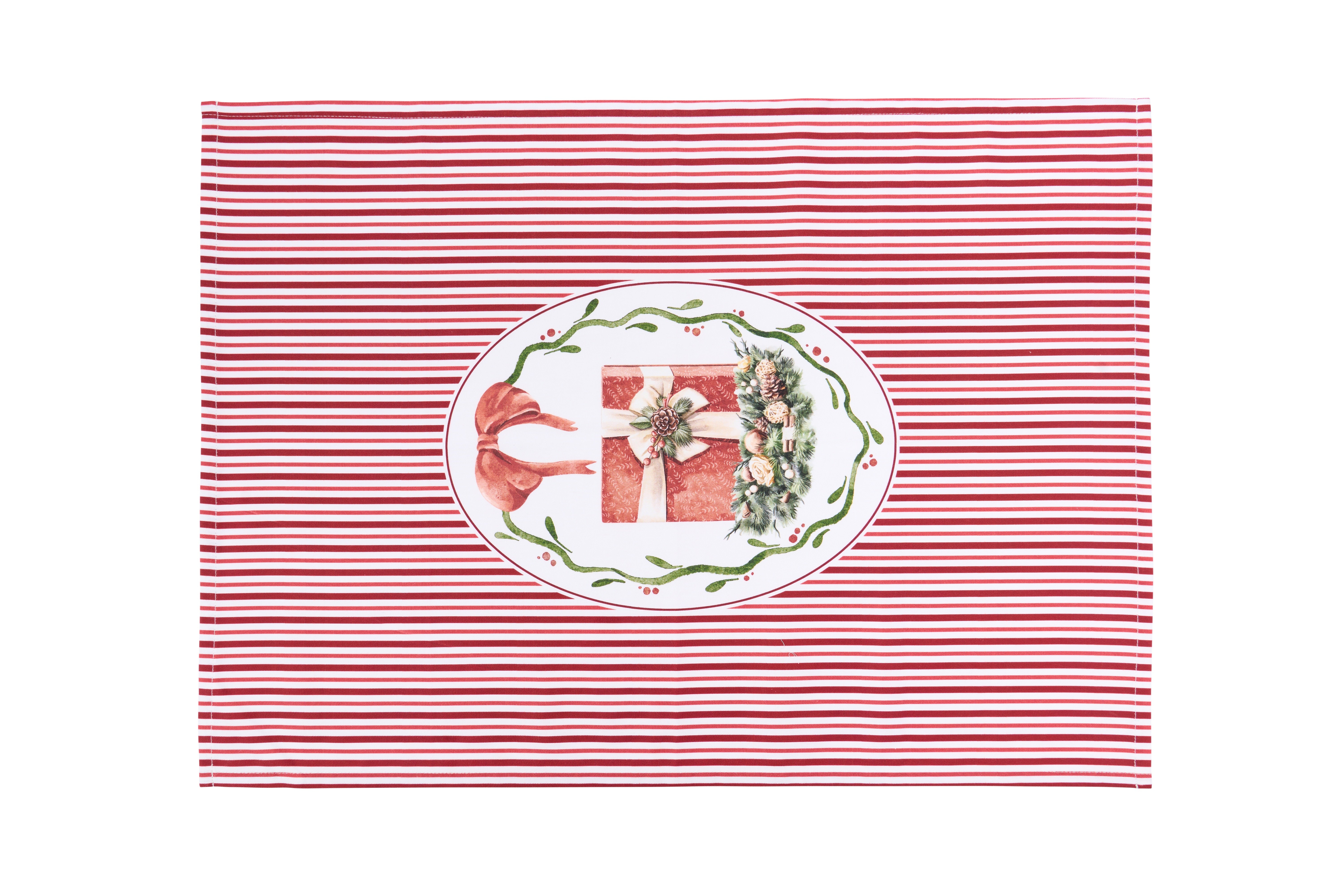 Set Natalizio Strofinaccio in Cotone con Mestolo in Legno – Magic Noel Pacco Regalo