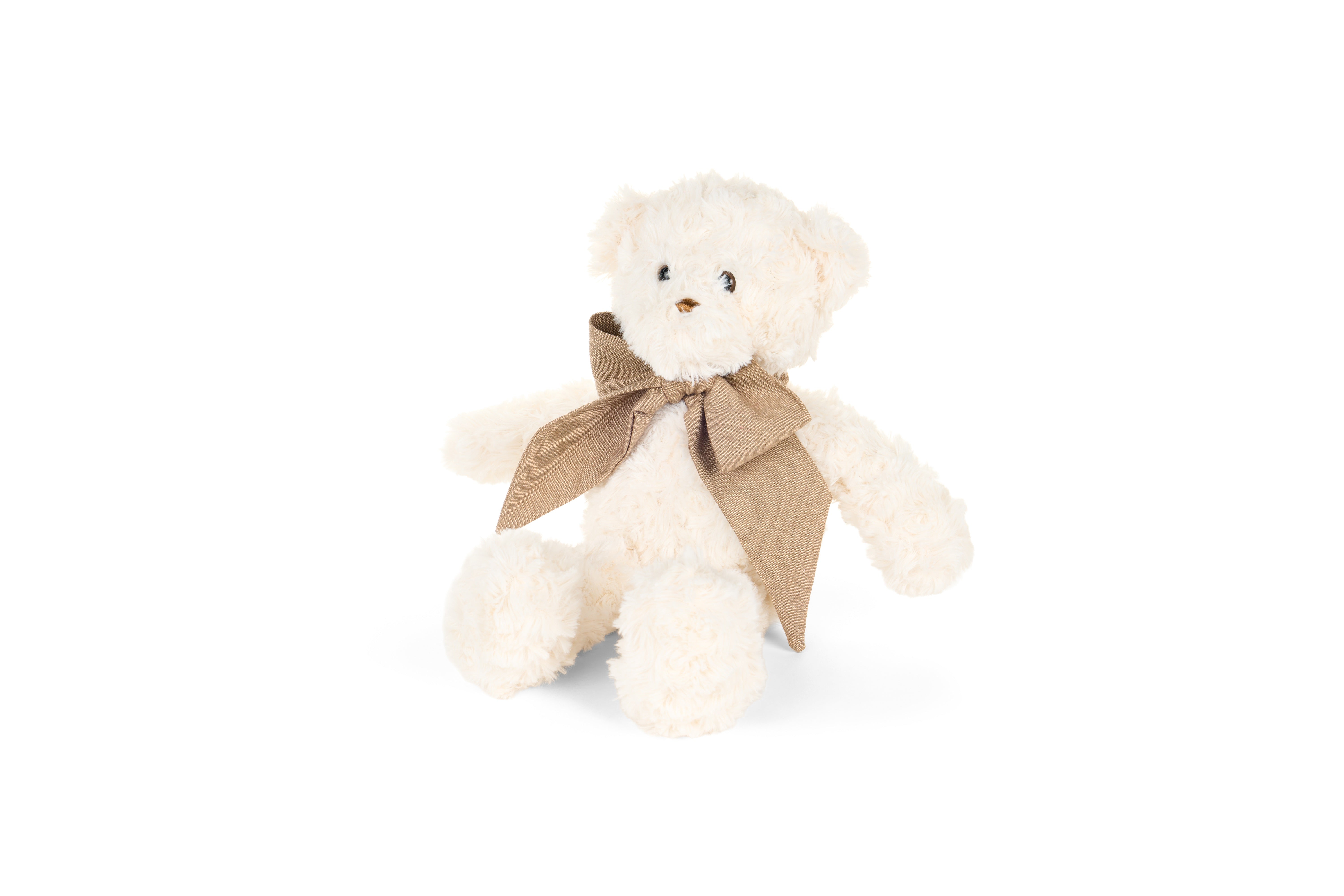 Orsetto Natalizio in Morbido Peluche con Fiocco