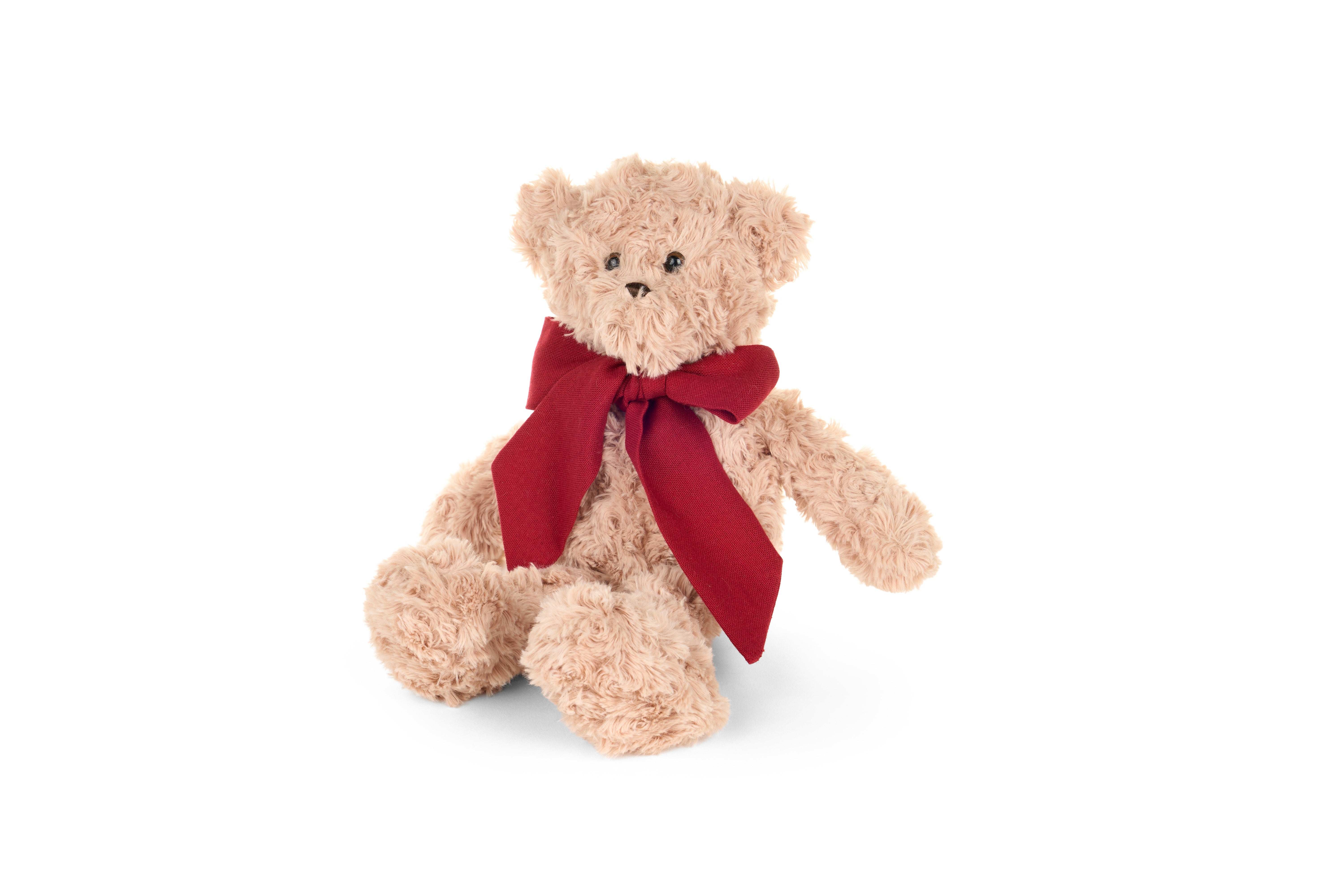 Orsetto Natalizio in Morbido Peluche con Fiocco