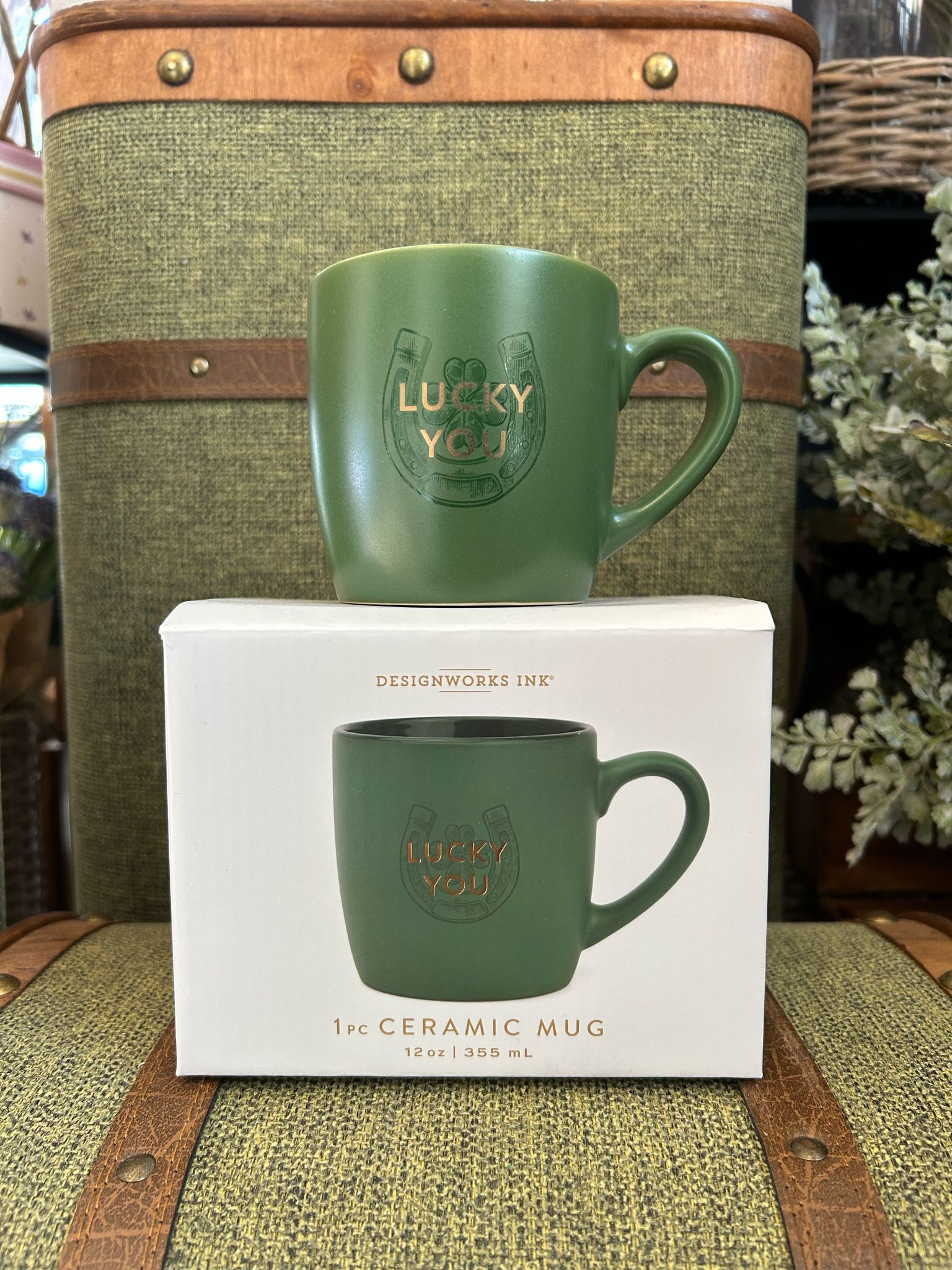 Ceramic Mugs with Funny Phrases – Lucky Vibes Collection ☕