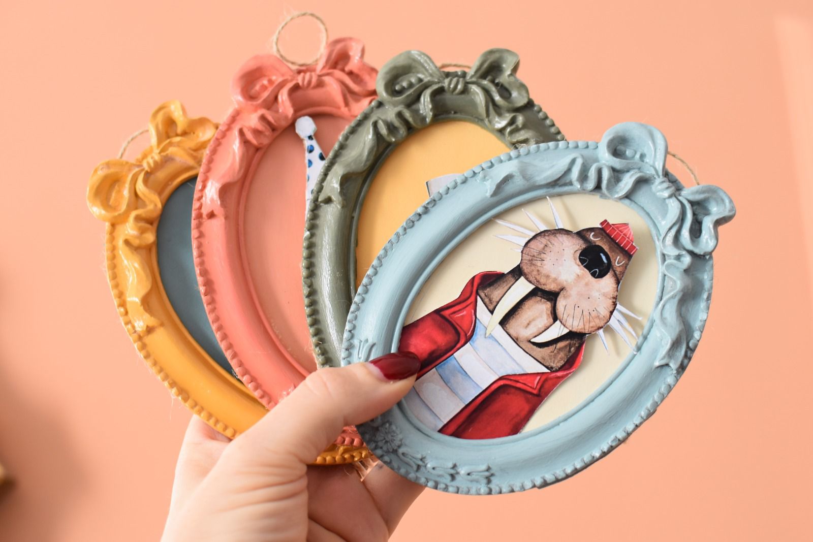 Quadretti 3D "Animal Portraits" – Decorazioni Creative da Parete