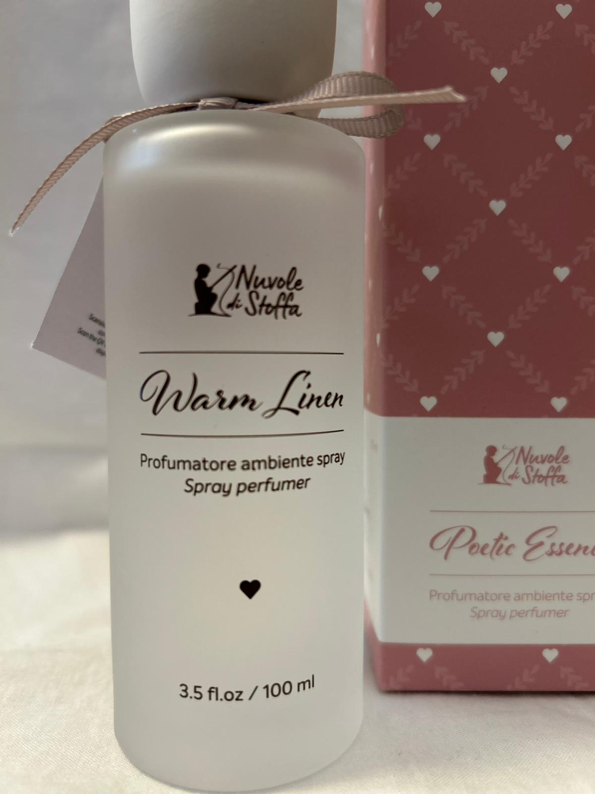 Air Freshener Spray "Poetic Essence" – Warm Linen