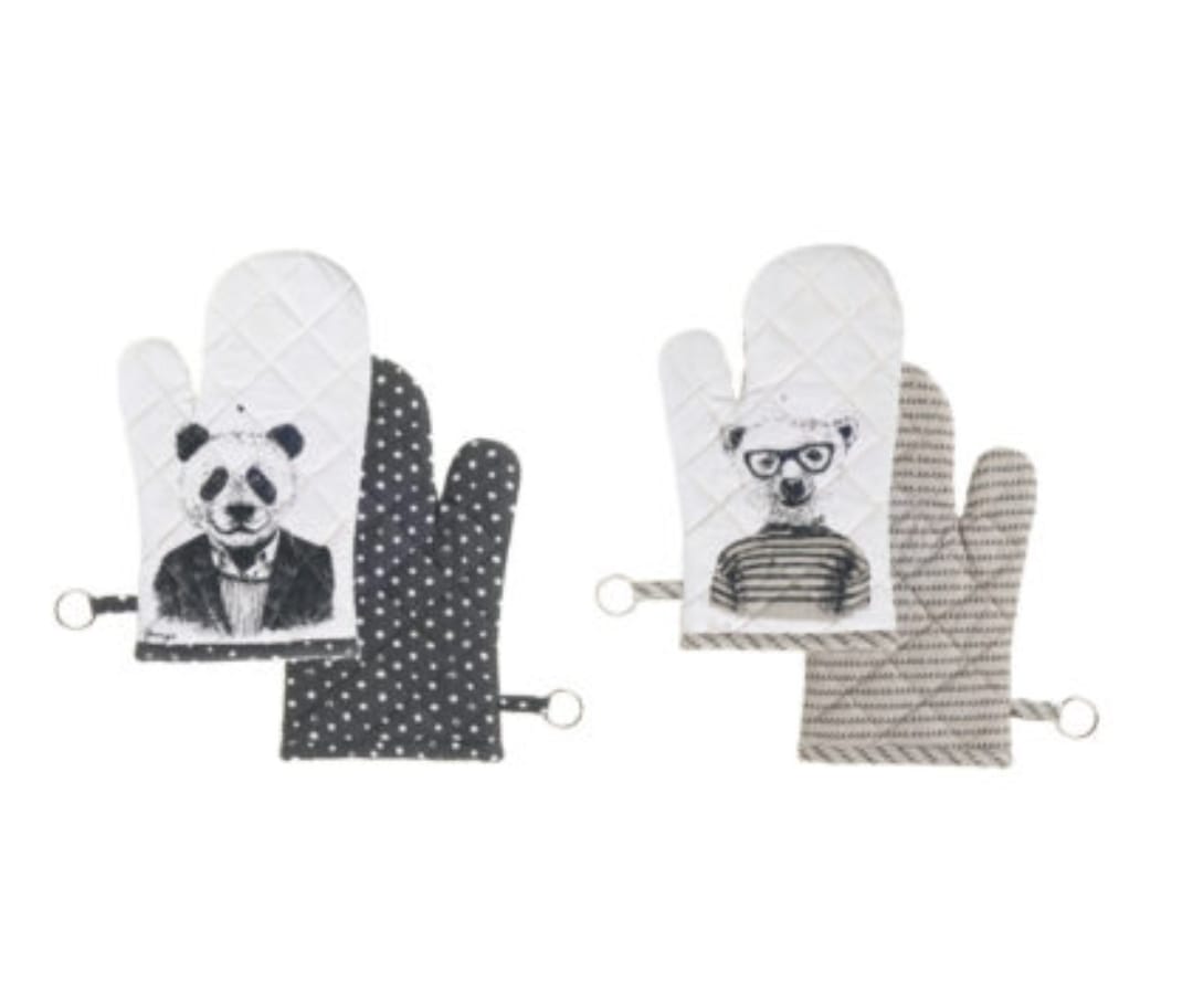 GUANTO DA FORNO MY FRIENDS HOME – GEORGE 🐼 O JACK 🐻 Protezione ai Fornelli! 👩‍🍳