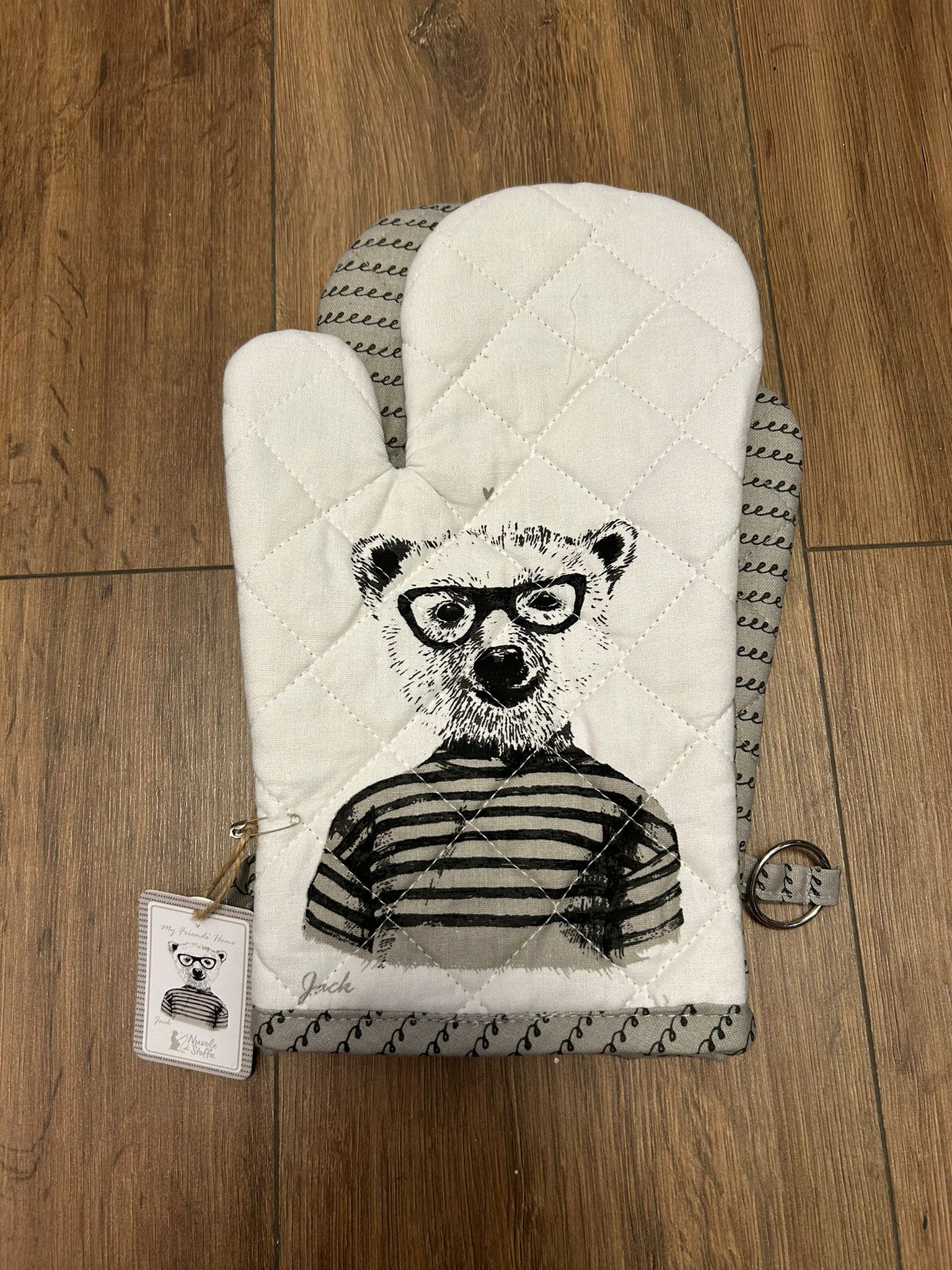 GUANTO DA FORNO MY FRIENDS HOME – GEORGE 🐼 O JACK 🐻 Protezione ai Fornelli! 👩‍🍳