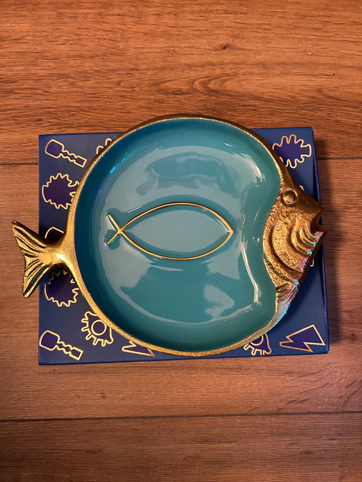 Svuotatasche "Golden Fish" – Un Dettaglio di Lusso per la Tua Casa 🐟✨