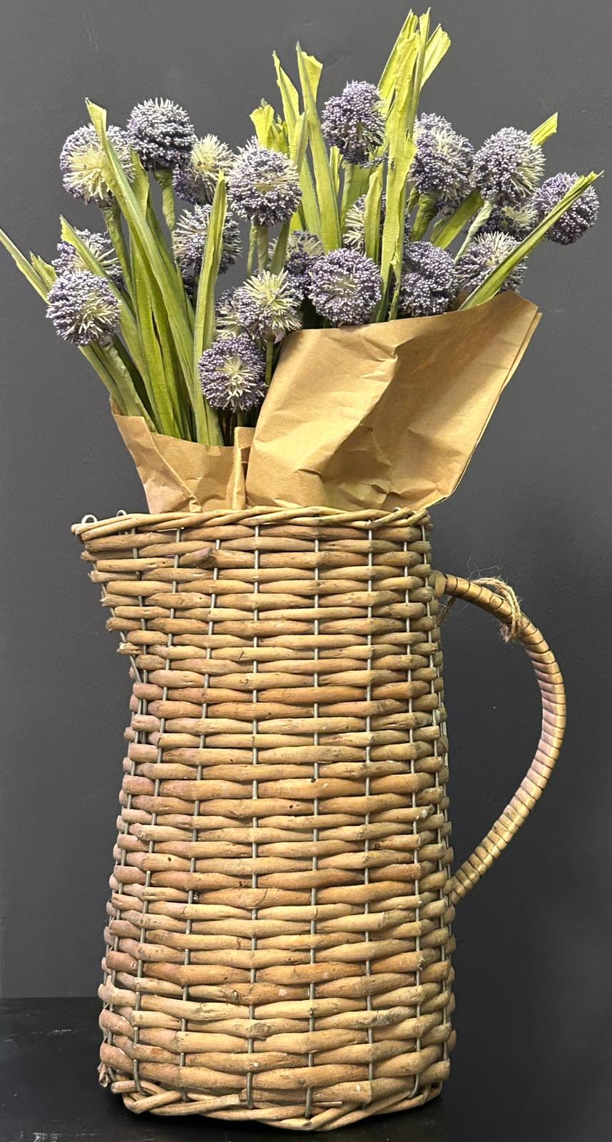 Brocca Decorativa in Vimini