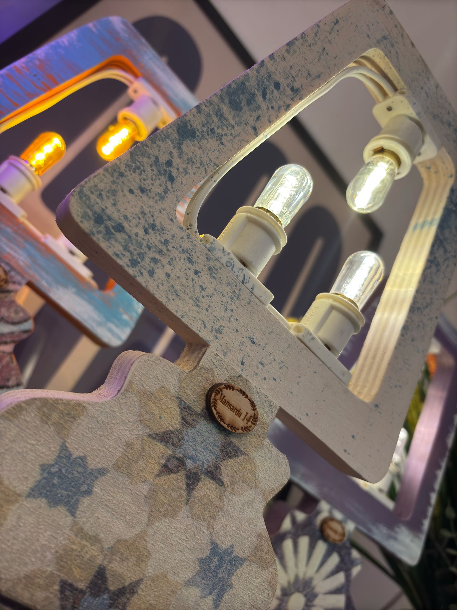 Luminaria Maiolica in Legno – Idea bomboniera ✨