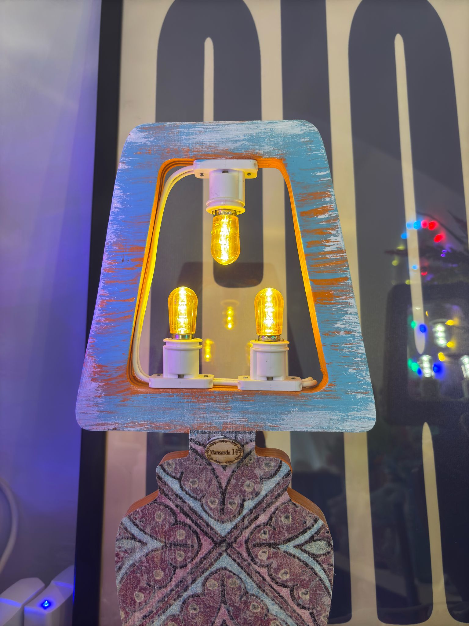 Luminaria Maiolica in Legno – Idea bomboniera ✨