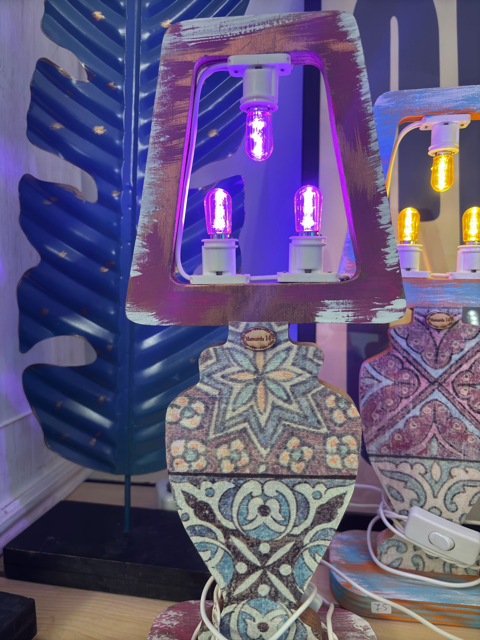 Luminaria Maiolica in Legno – Idea bomboniera ✨