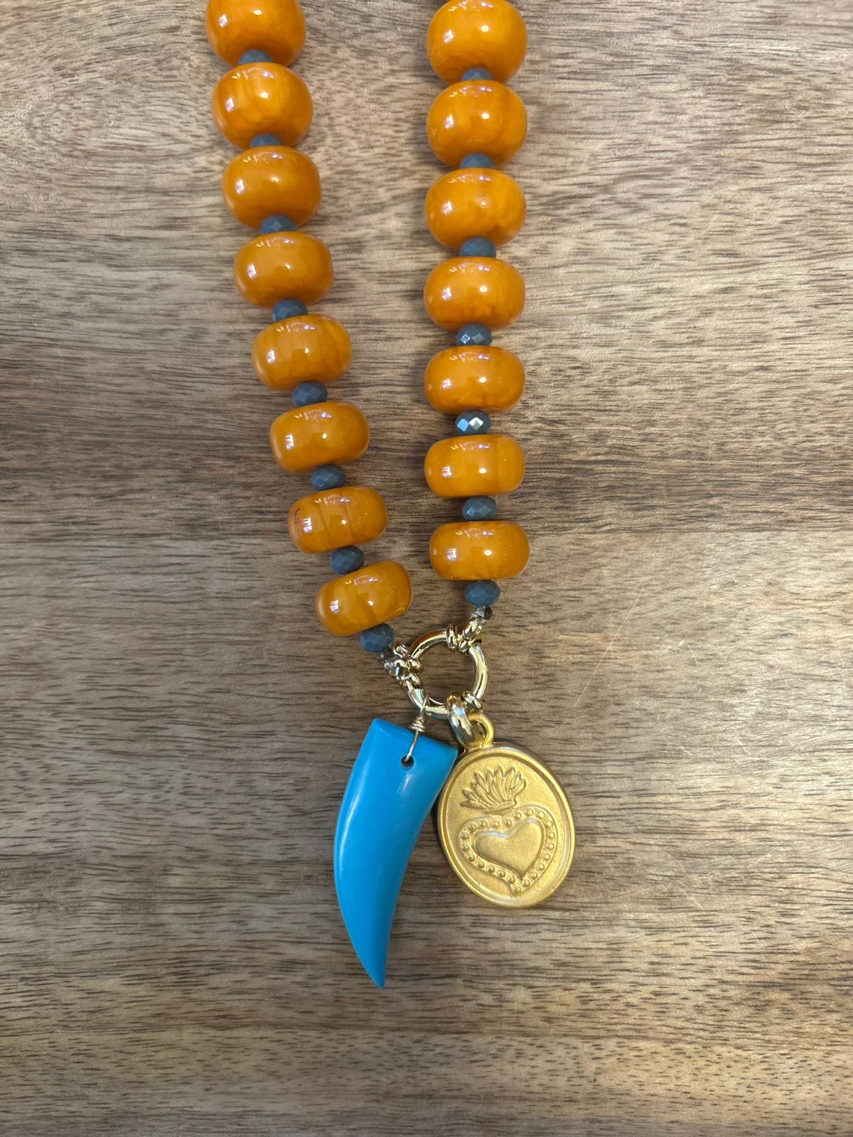 Collana Corazón in Resina