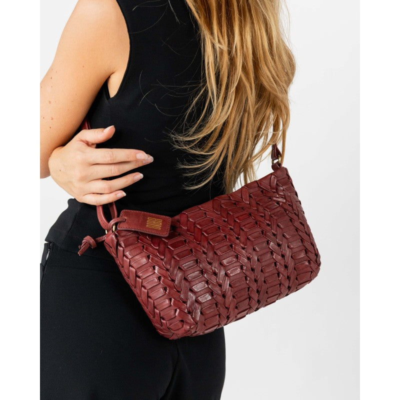 Borsa a Tracolla BIBA ELK in Pelle Intrecciata