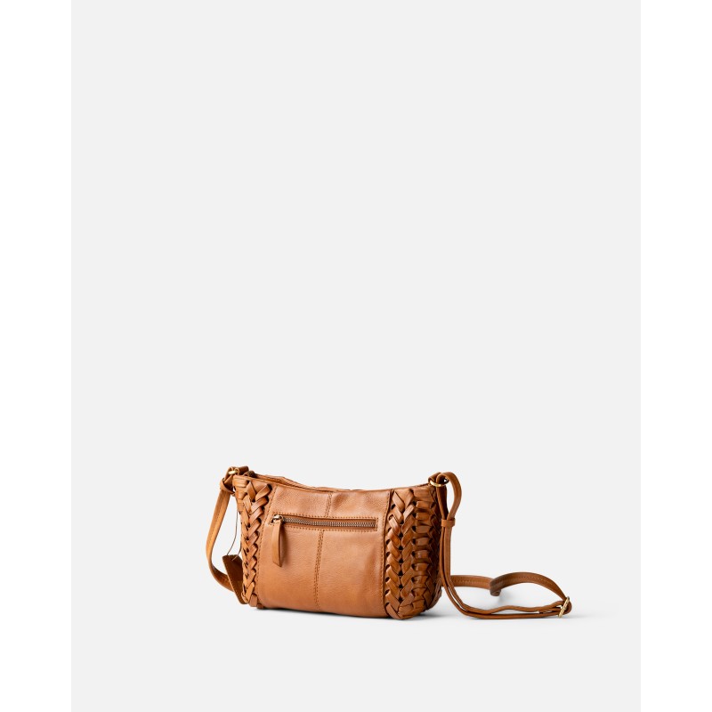 Borsa a Tracolla BIBA ELK in Pelle Intrecciata