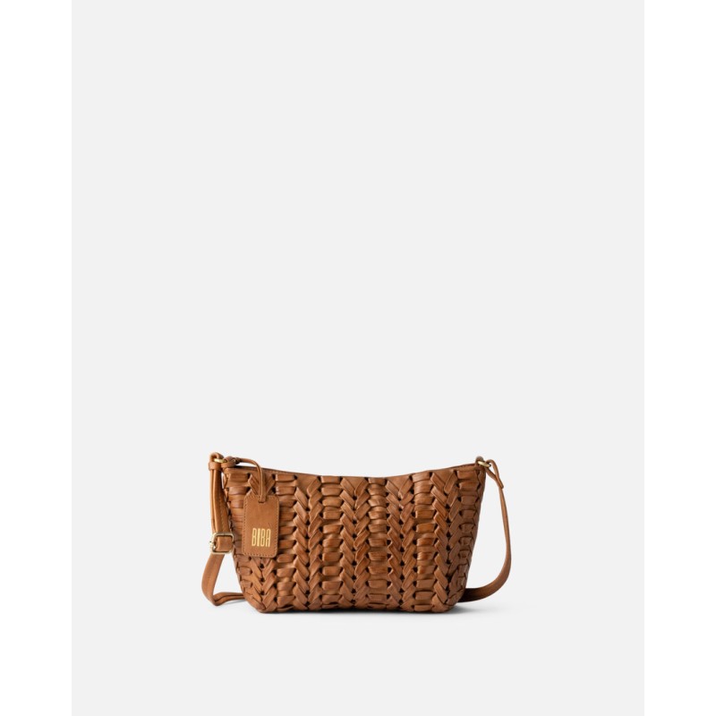 Borsa a Tracolla BIBA ELK in Pelle Intrecciata