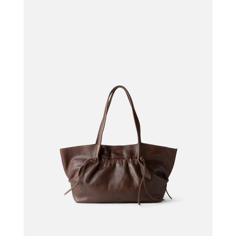 Borsa Shopper BIBA Brumley in Pelle Marrone – Design Morbido e Capiente