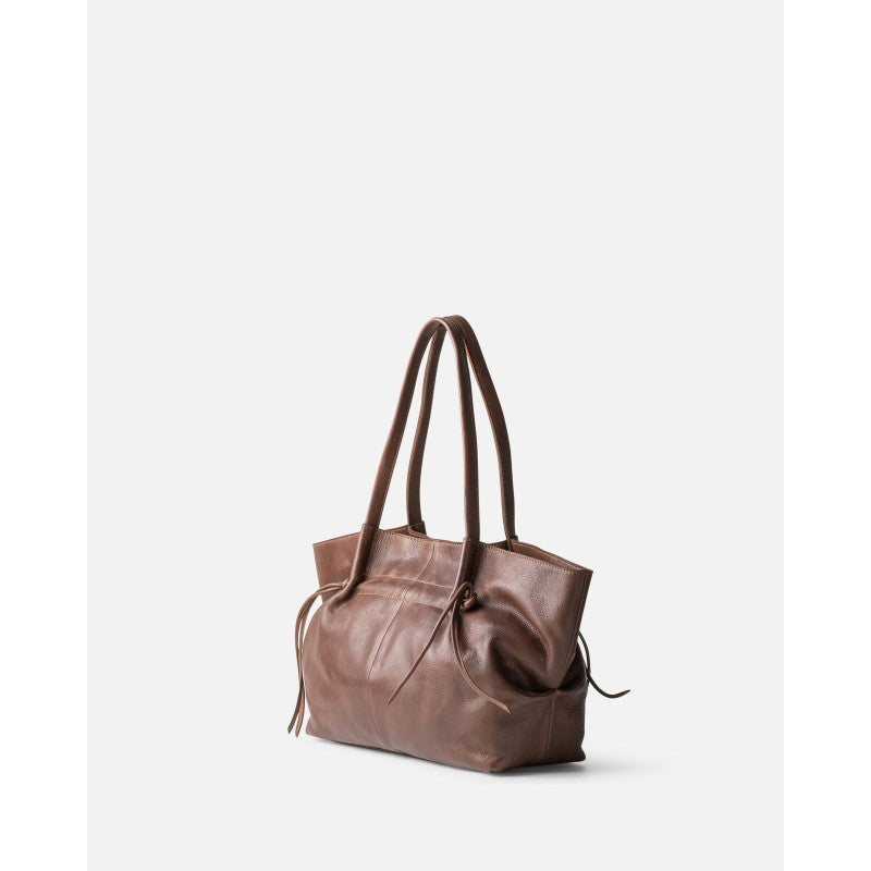 Borsa Shopper BIBA Brumley in Pelle Marrone – Design Morbido e Capiente