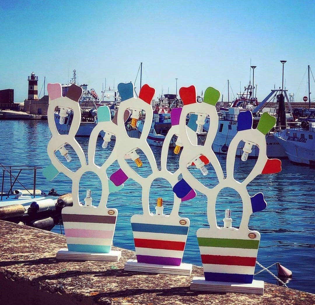 Luminaria "Cactus Pugliese" –  Personalizzabile 🌵