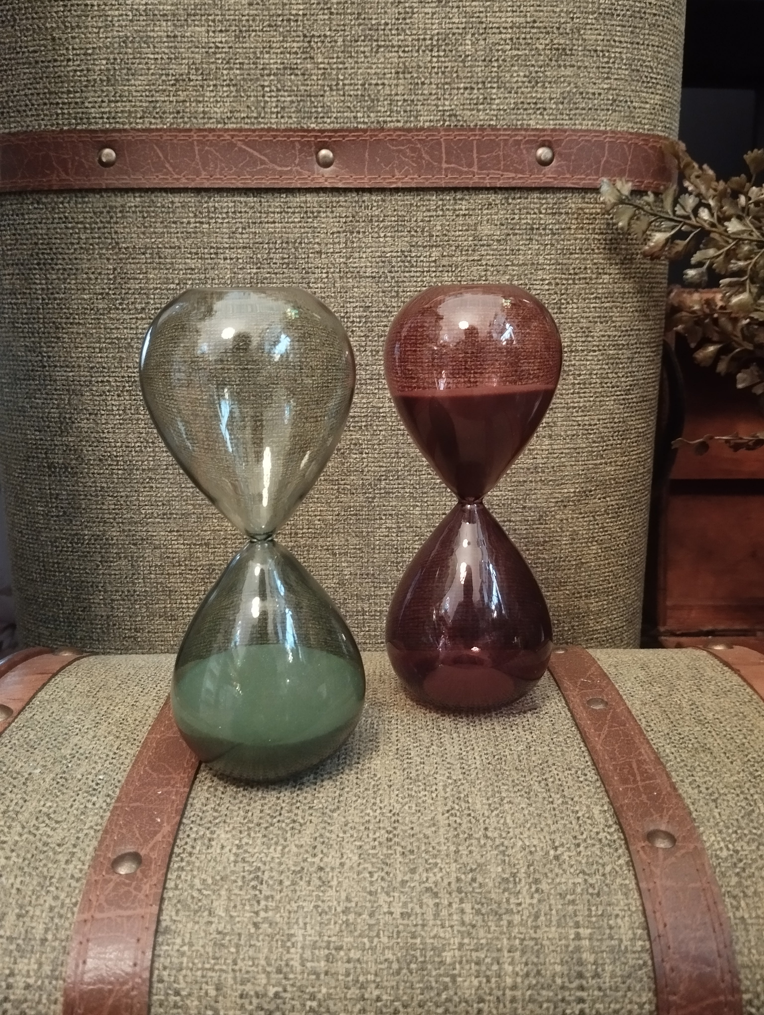 Clessidra "Tempo Elegante" – Design in Vetro Soffiato