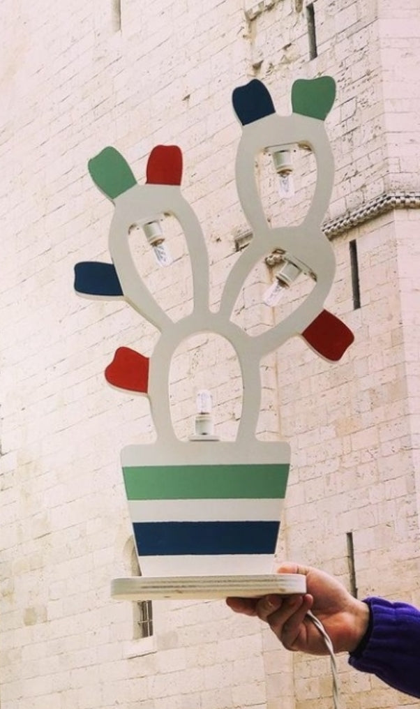 Luminaria "Cactus Pugliese" –  Personalizzabile 🌵