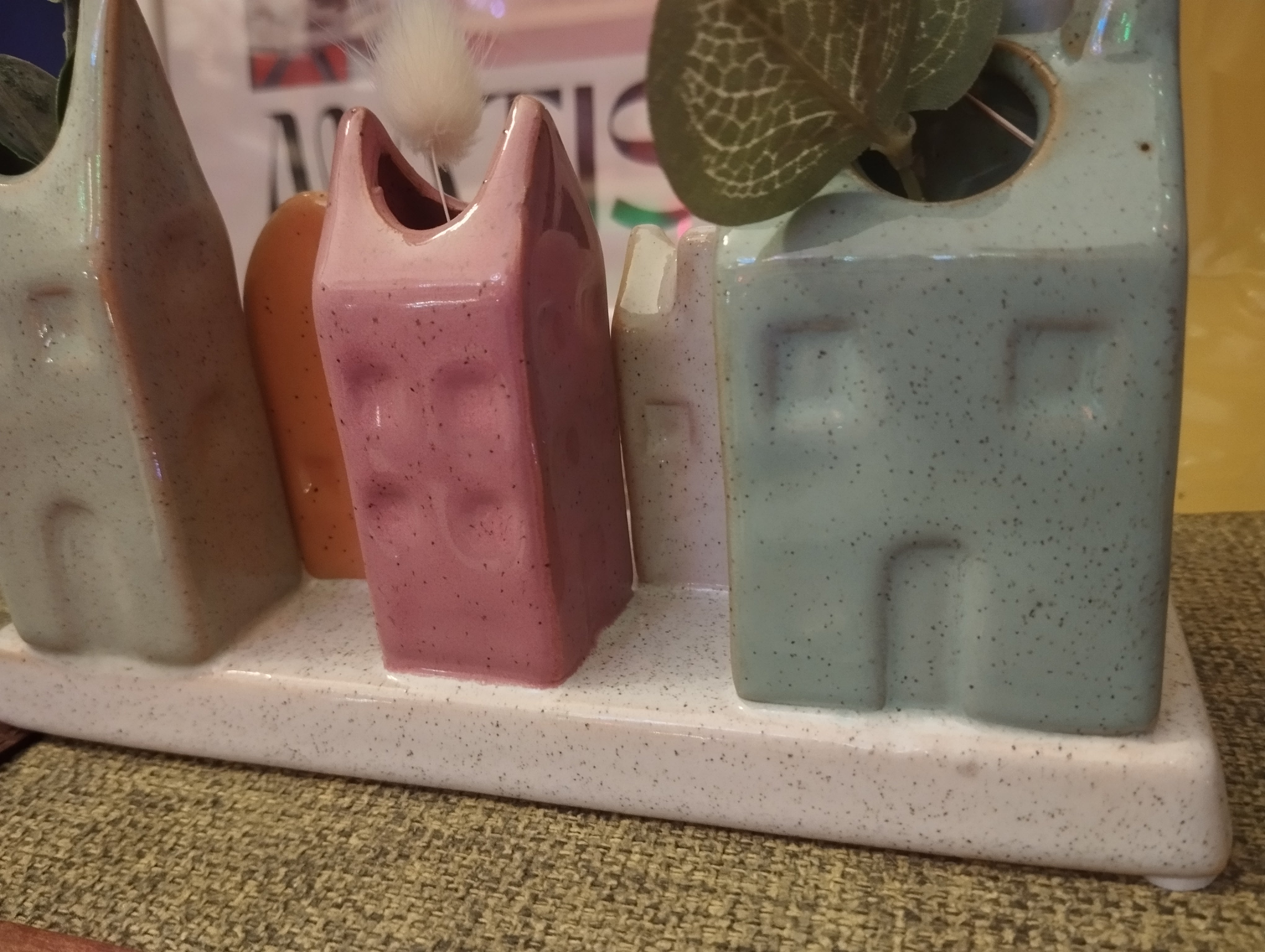 Set Decorativo 'Borgo Incantato' – Case in Ceramica