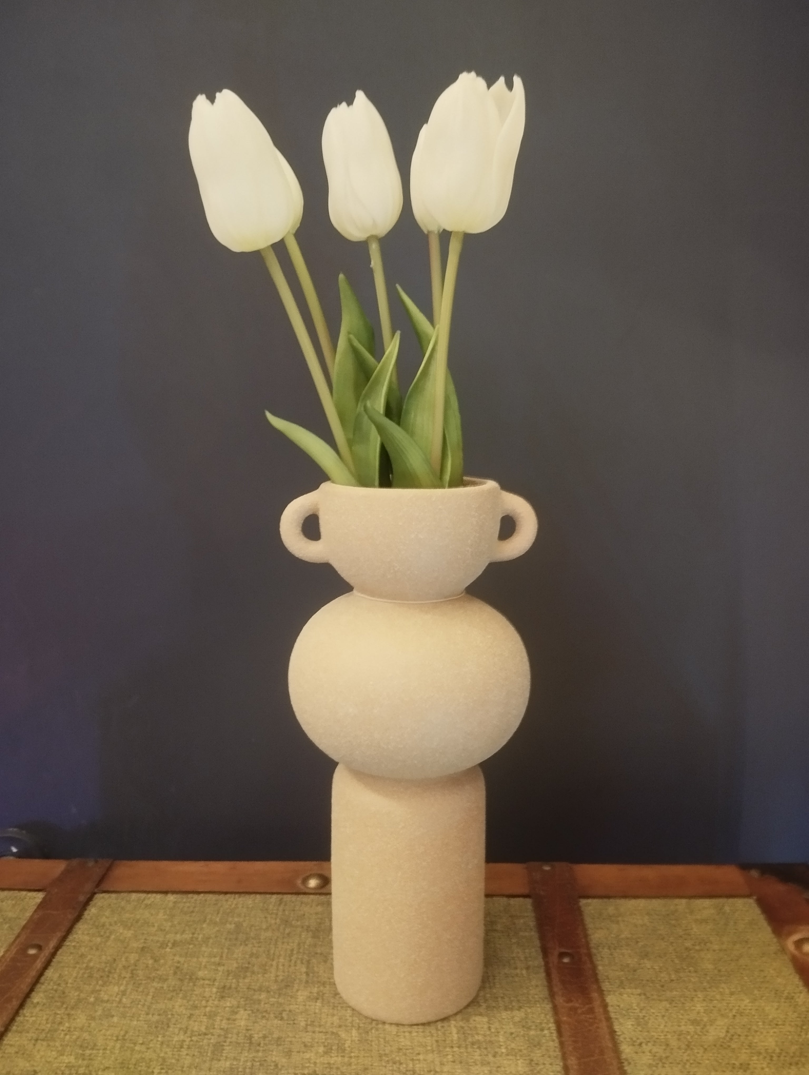 Vaso Decorativo in Ceramica Opaca – Eleganza Moderna con Texture Unica