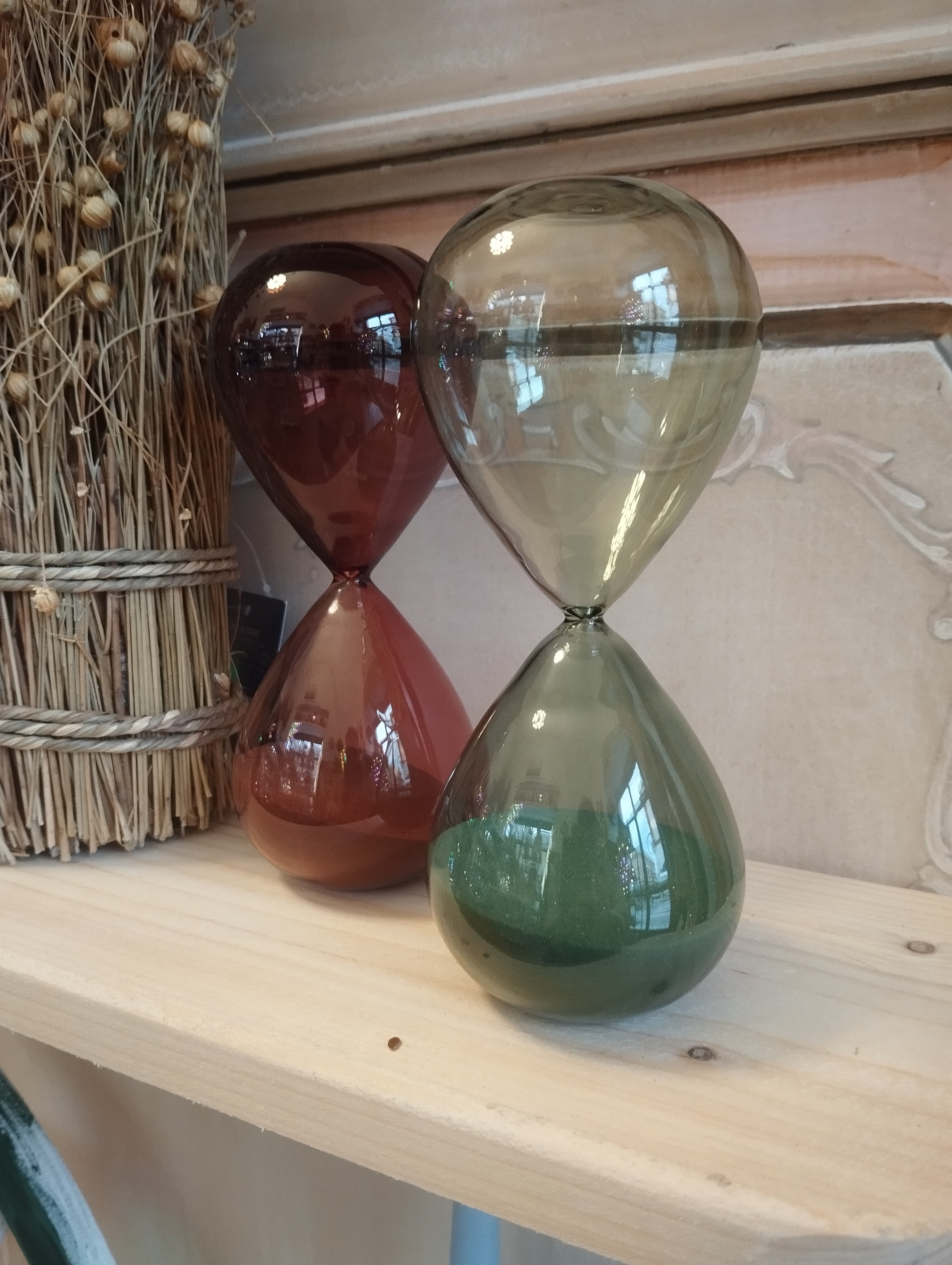 Clessidra "Tempo Elegante" – Design in Vetro Soffiato