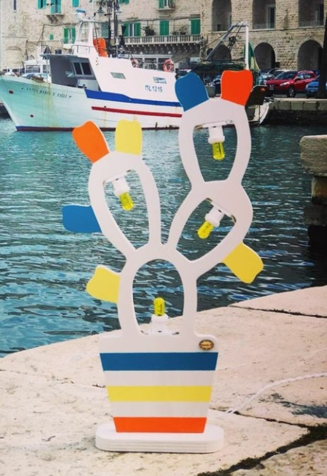 Luminaria "Cactus Pugliese" –  Personalizzabile 🌵